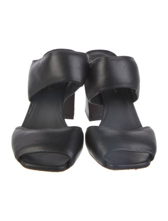 Santoni Leather Slides