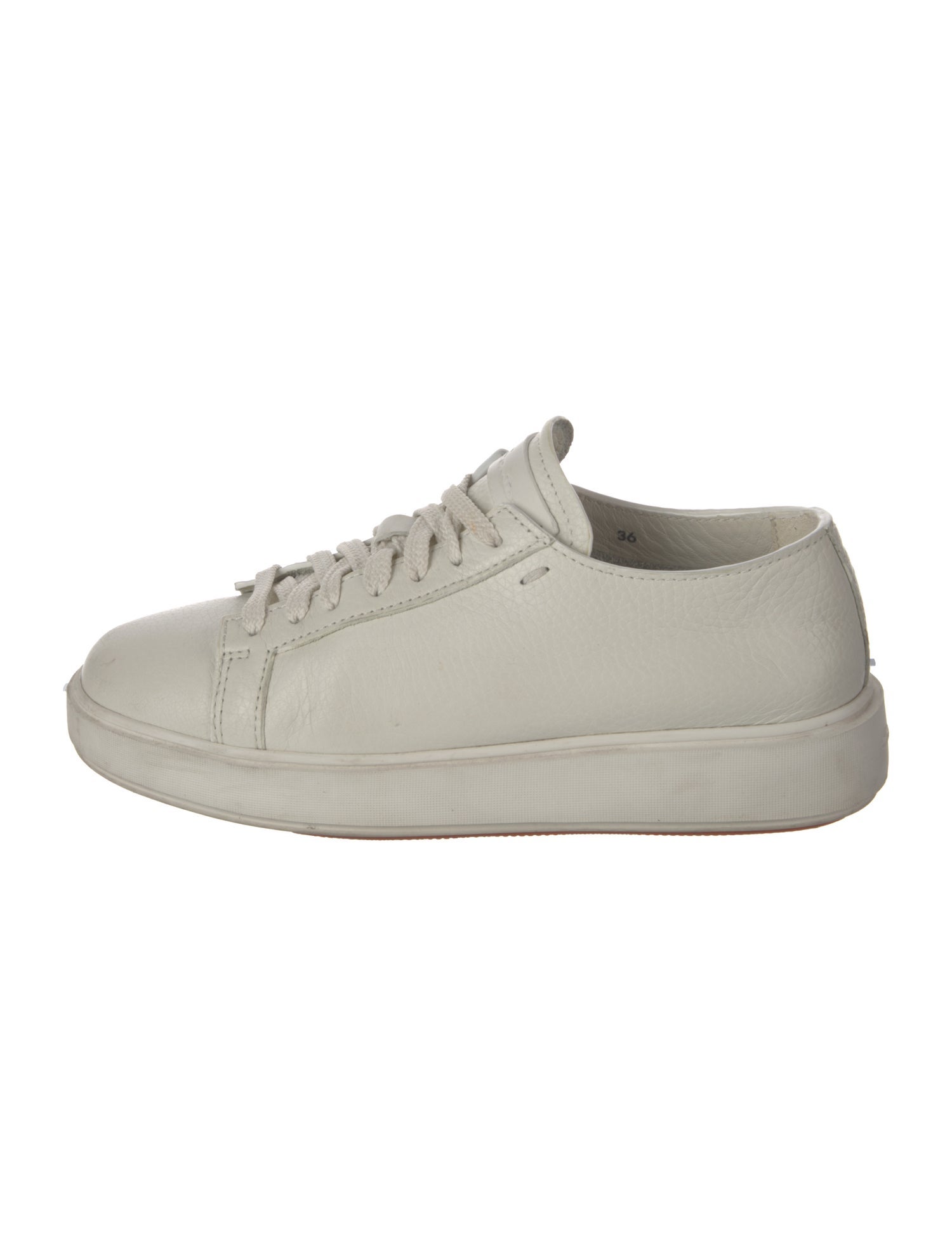 Santoni Leather Sneakers