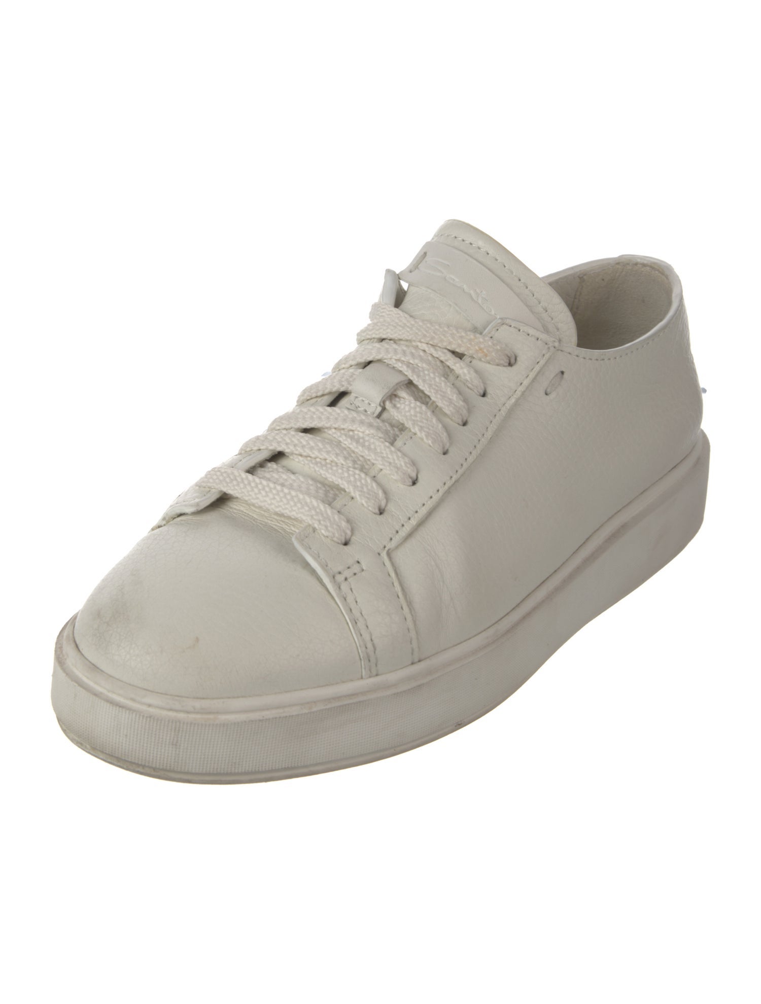 Santoni Leather Sneakers