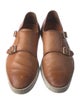 Santoni Leather Monk Straps