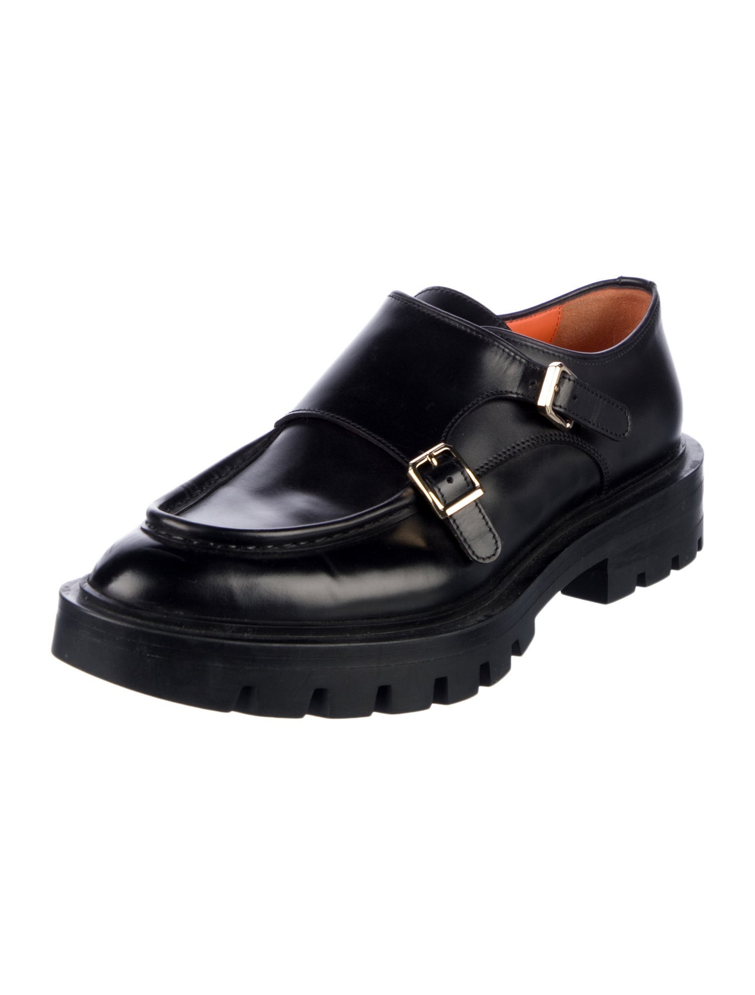 Santoni Leather Loafers