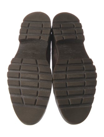 Santoni Suede Lace-Up Boots