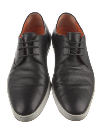 Santoni Leather Derby Shoes