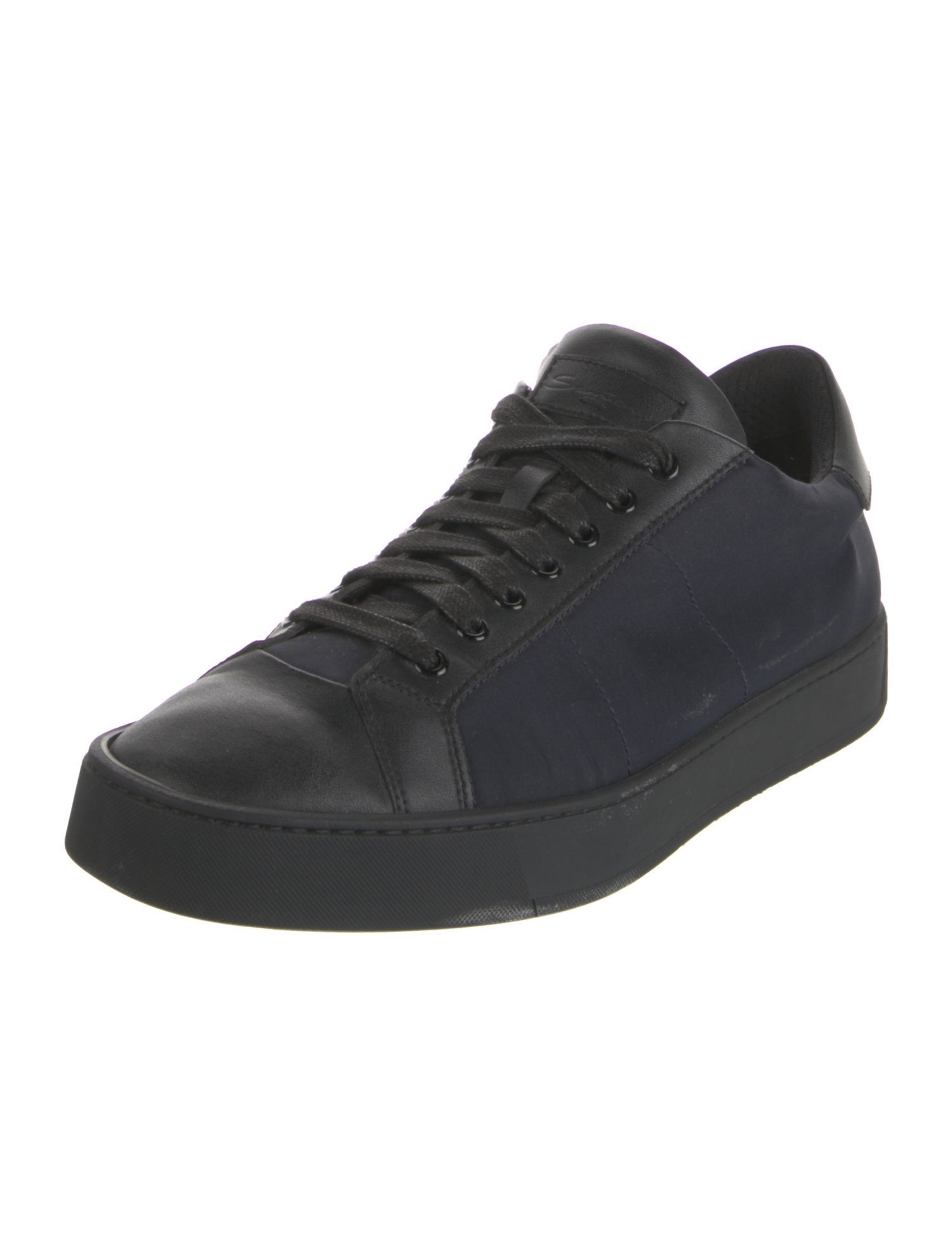 Santoni Leather Sneakers