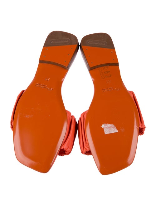 Santoni Leather Slides