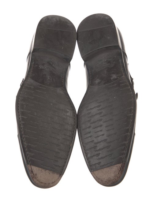 Santoni Leather Monk Straps