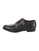 Santoni Leather Monk Straps