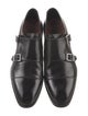 Santoni Leather Monk Straps