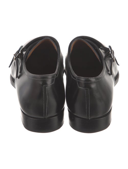Santoni Leather Monk Straps