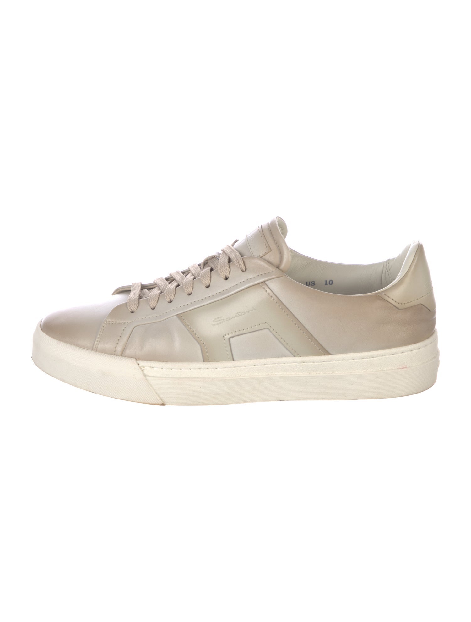 Santoni Leather Sneakers