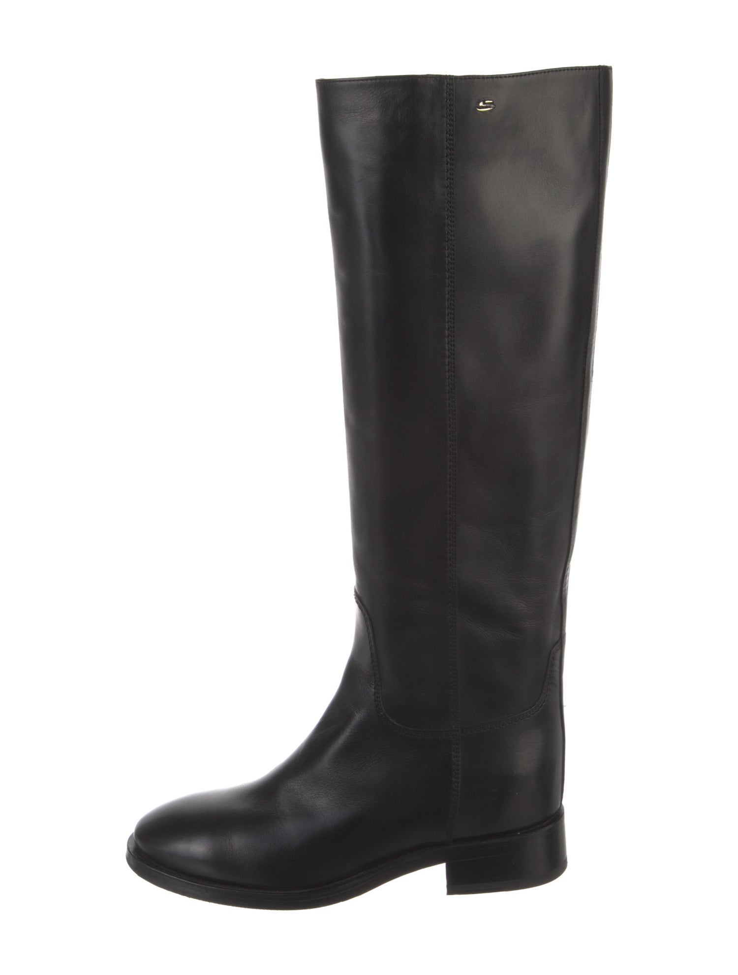Santoni Leather Riding Boots