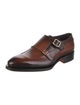 Santoni Leather Monk Straps