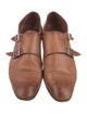 Santoni Leather Monk Straps