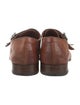 Santoni Leather Monk Straps