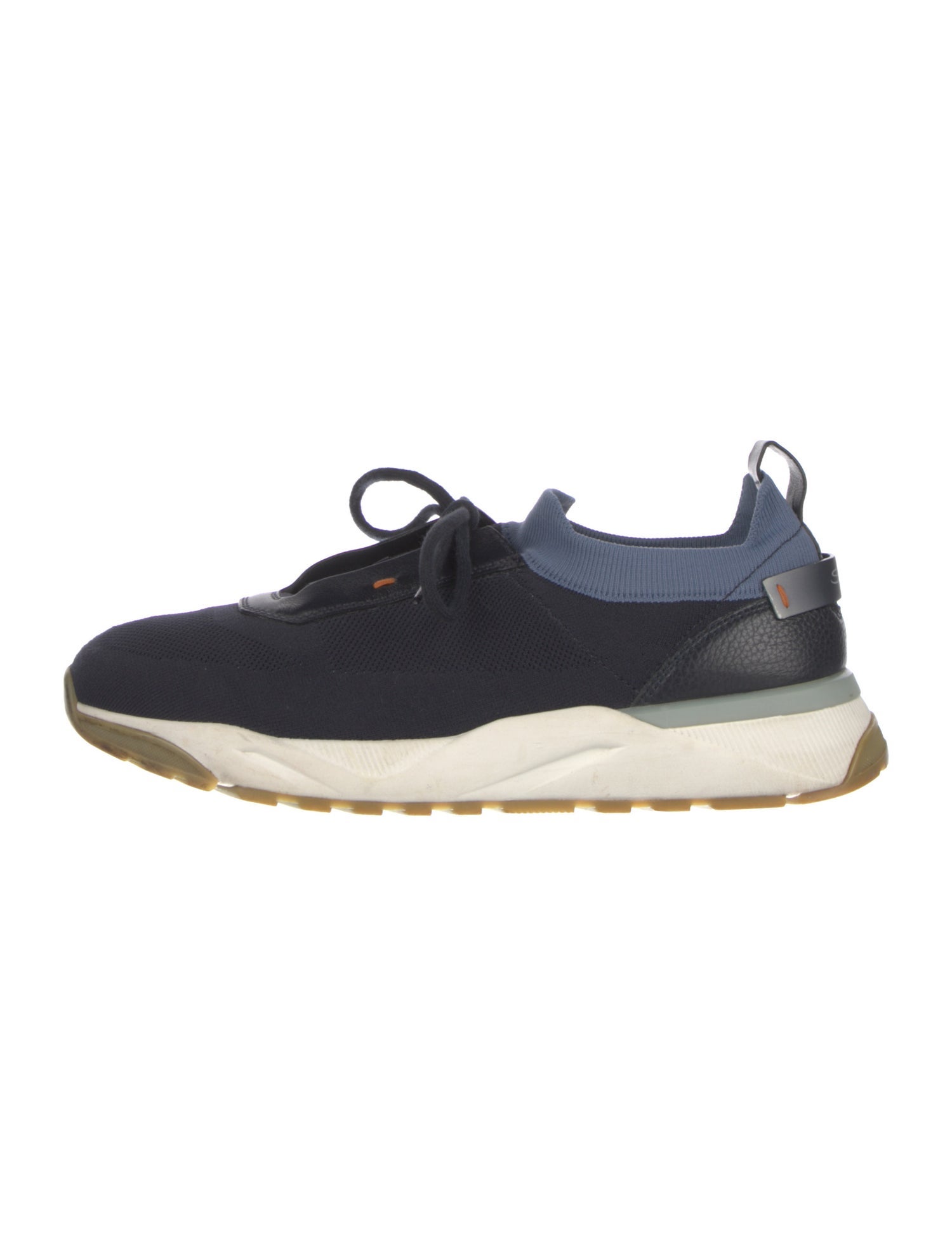 Santoni Colorblock Pattern Athletic Sneakers