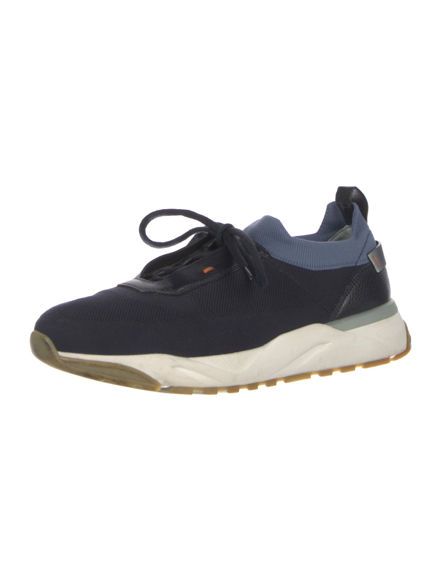 Santoni Colorblock Pattern Athletic Sneakers