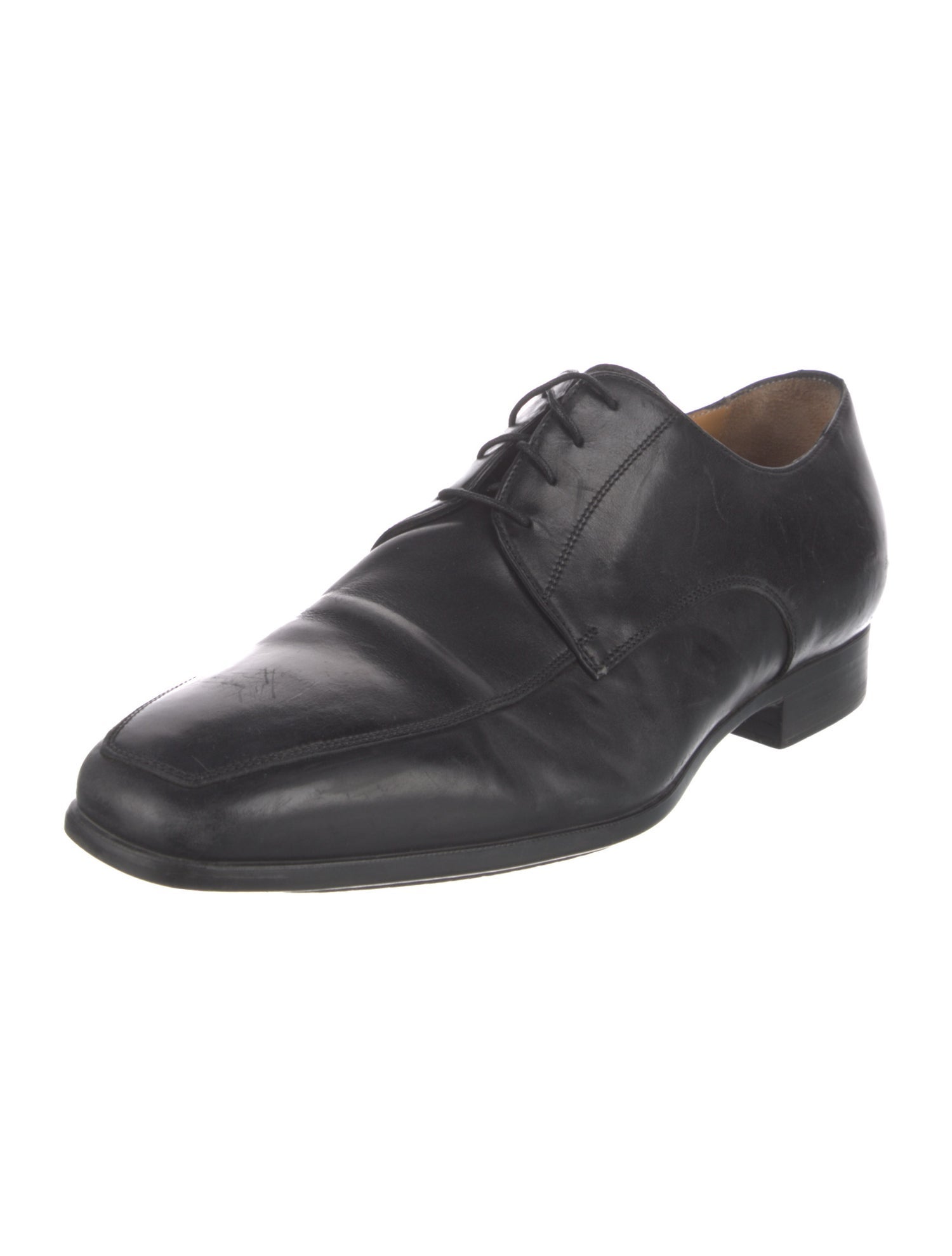 Santoni Leather Oxfords
