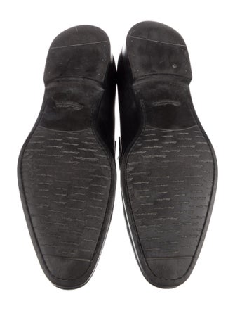 Santoni Leather Dress Loafers