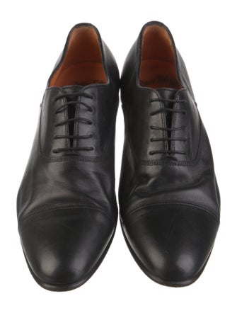 Santoni Leather Oxfords