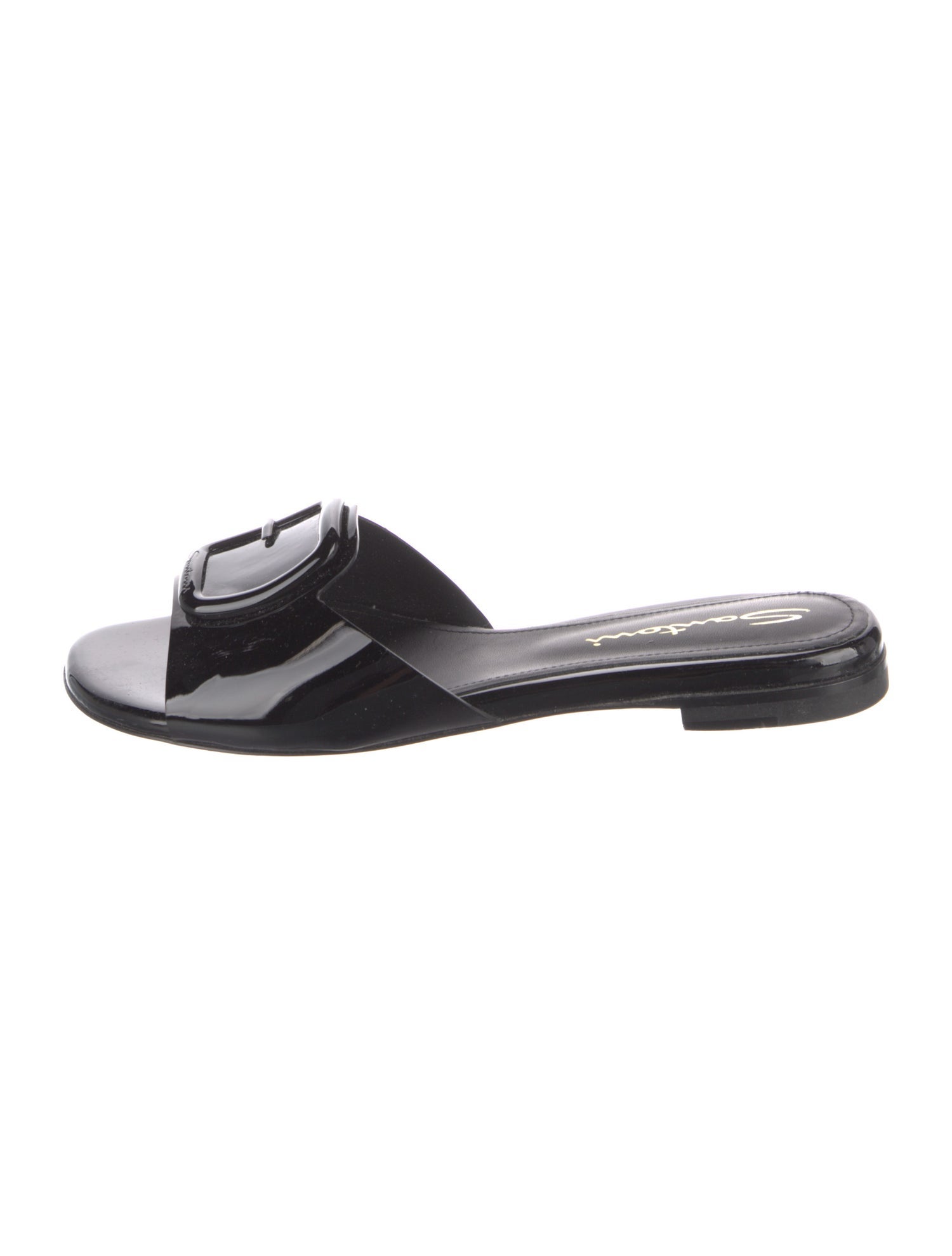 Santoni Leather Slides