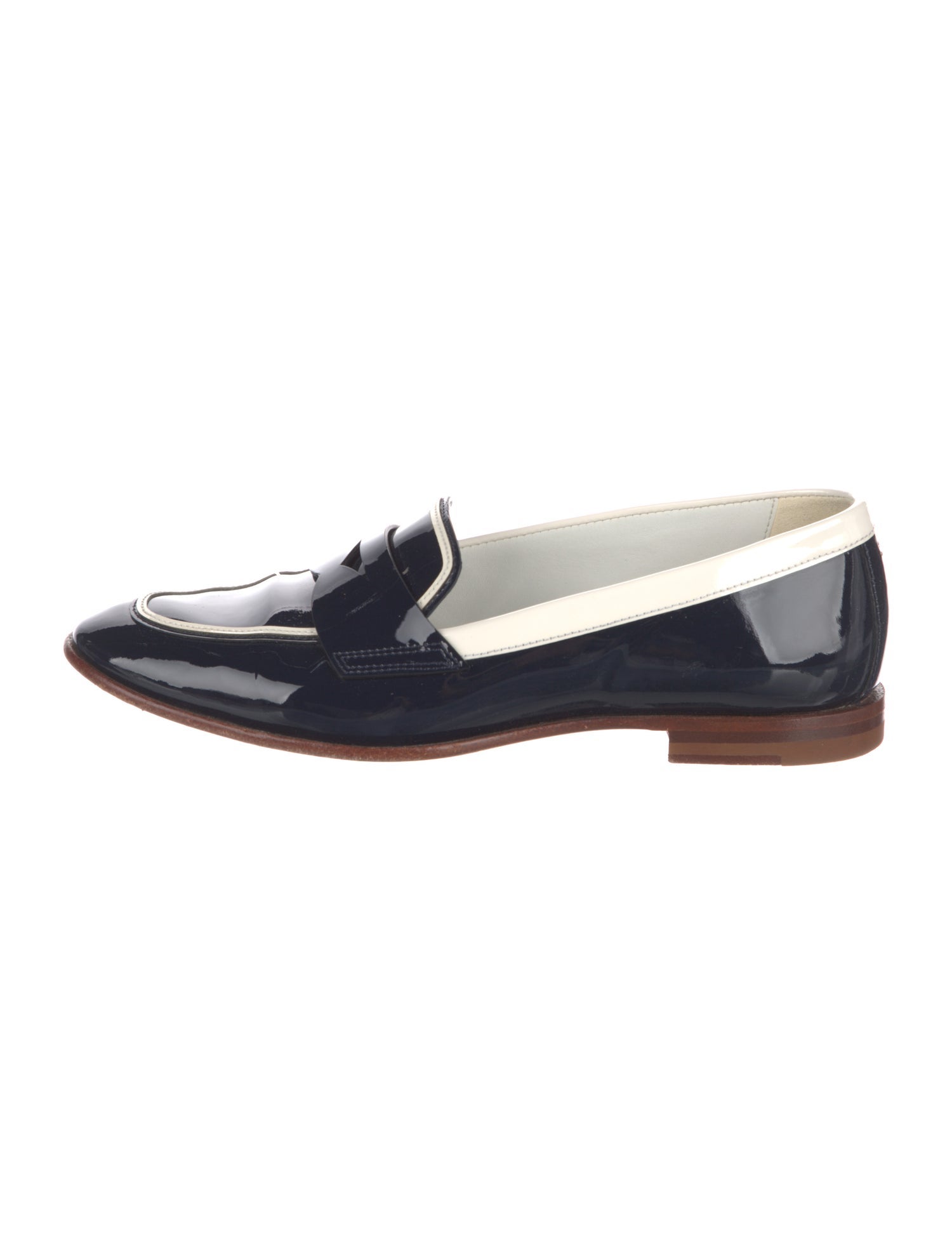 Santoni Patent Leather Loafers