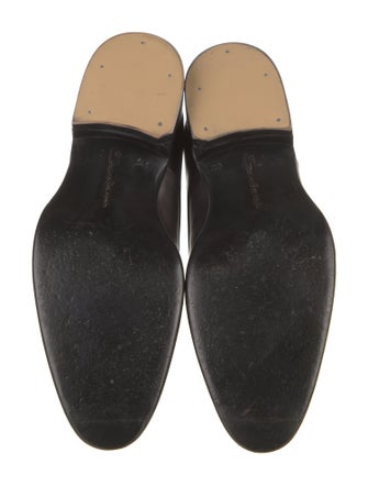 Santoni Leather Monk Straps