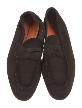 Santoni Suede Loafers