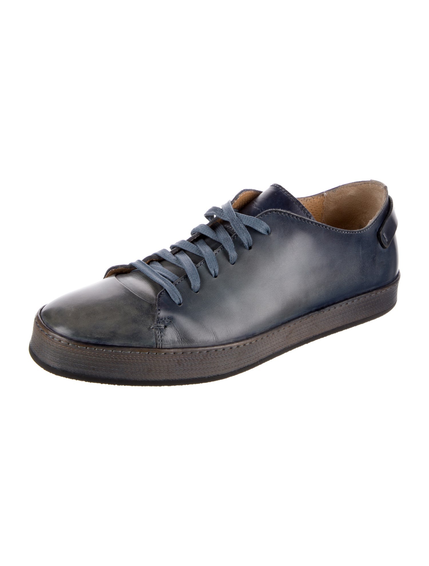 Santoni Leather Sneakers
