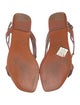 Santoni Leather T-Strap Sandals