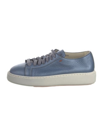 Santoni Leather Sneakers