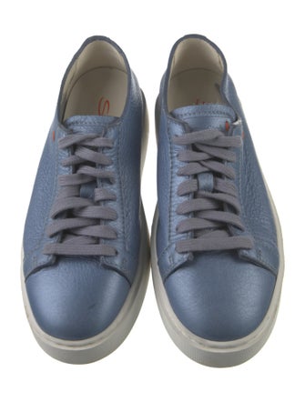 Santoni Leather Sneakers