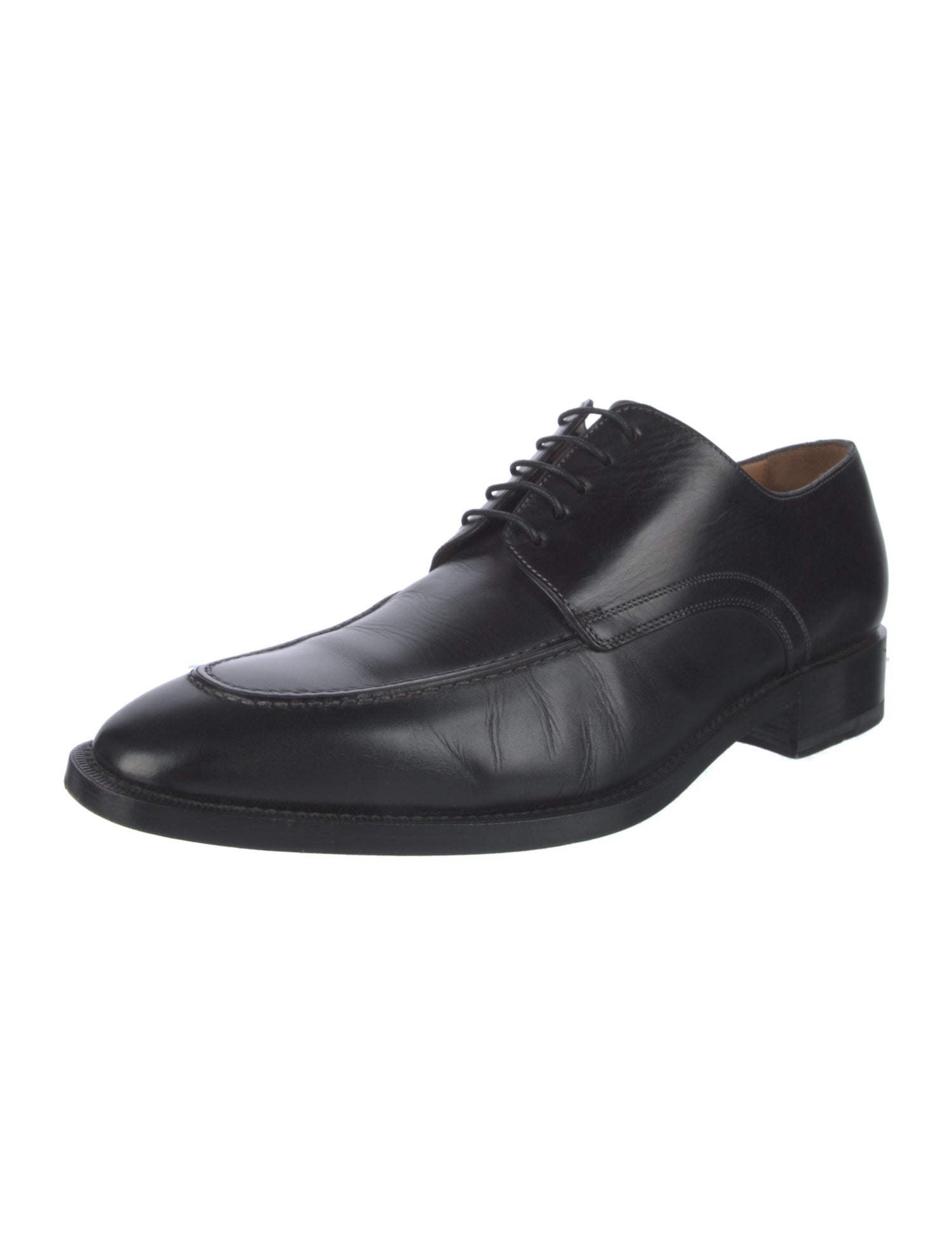 Santoni Leather Derby Shoes