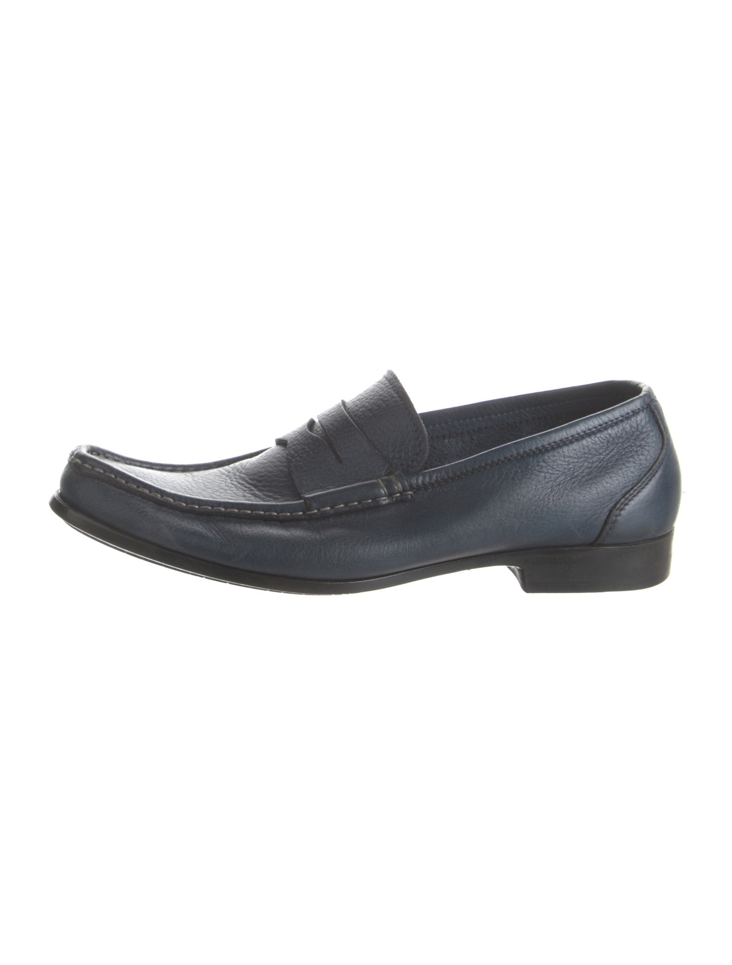 Santoni Leather Loafers
