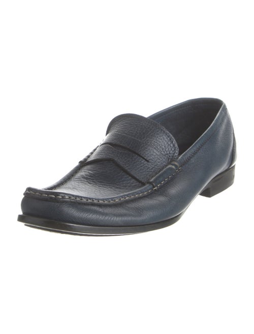 Santoni Leather Loafers