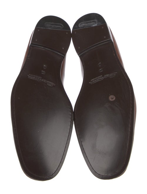 Santoni Leather Monk Straps