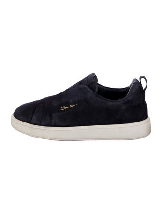 Santoni Suede Sneakers