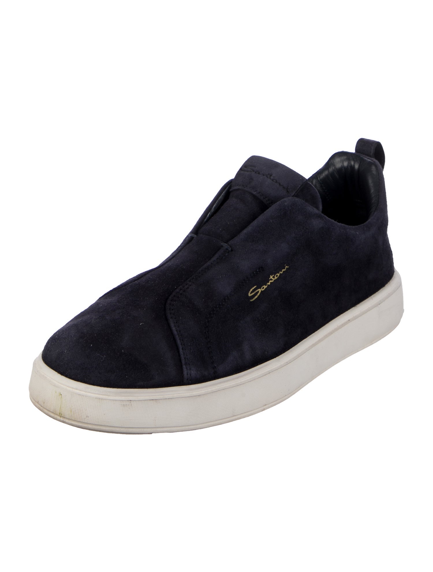 Santoni Suede Sneakers