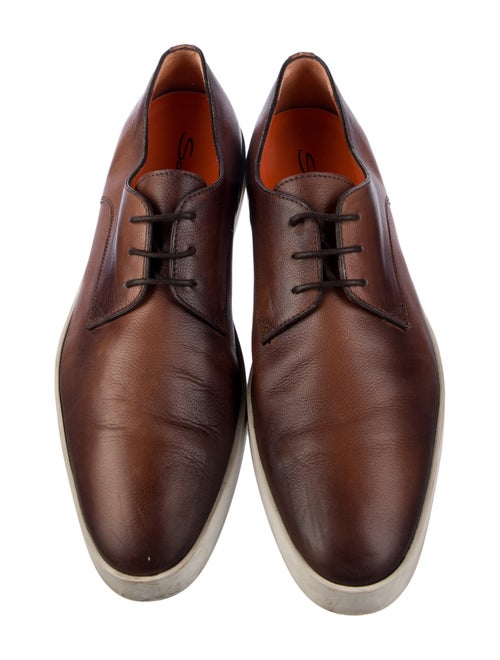 Santoni Leather Derby Shoes
