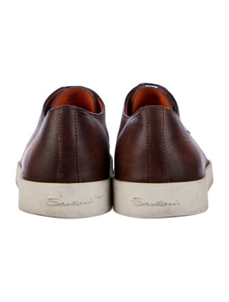 Santoni Leather Derby Shoes