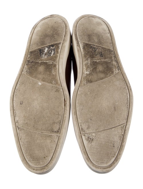 Santoni Leather Derby Shoes