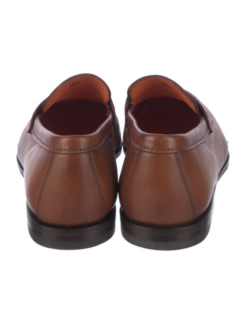 Santoni Leather Dress Loafers