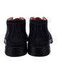 Santoni Suede Lace-Up Boots