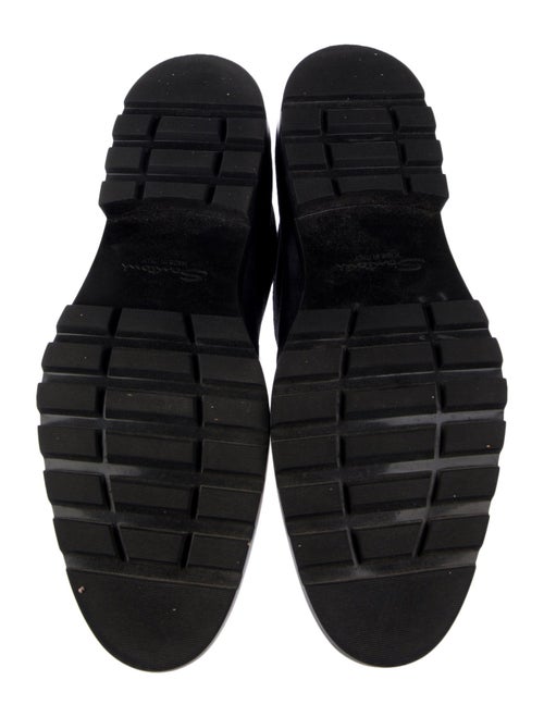 Santoni Suede Lace-Up Boots