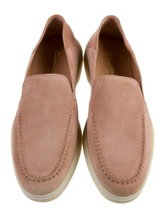 Santoni Suede Loafers