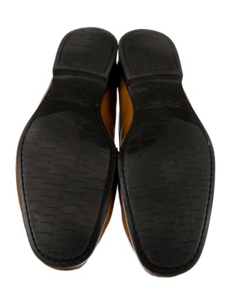 Santoni Leather Dress Loafers