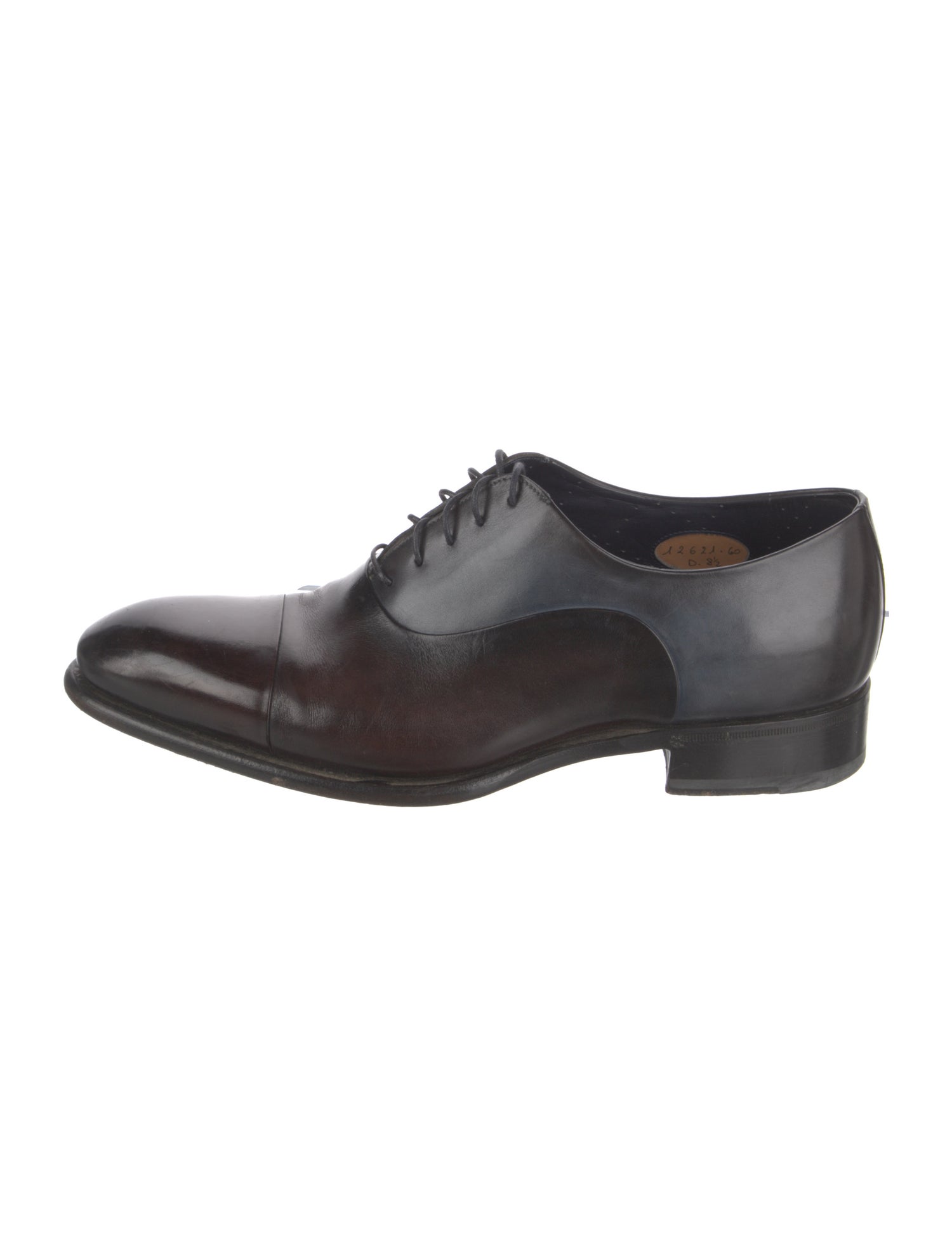 Santoni Leather Oxfords
