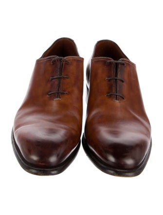 Santoni Leather Oxfords
