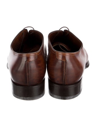 Santoni Leather Oxfords