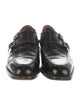 Santoni Leather Monk Straps