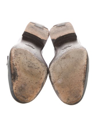 Santoni Leather Monk Straps